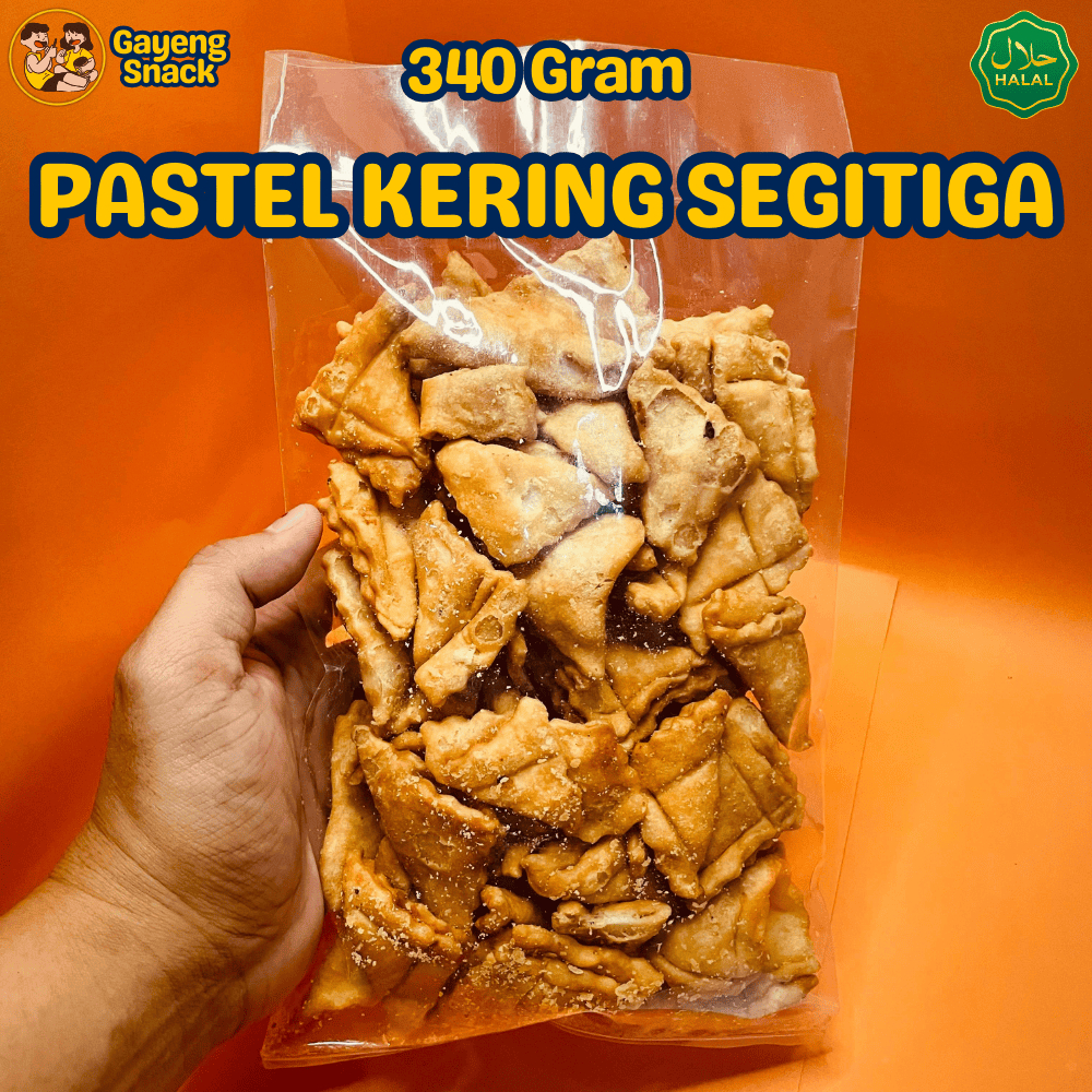 

Pastel Kering Segitiga - Kue Pastel Mini Gurih dan Renyah 340gr