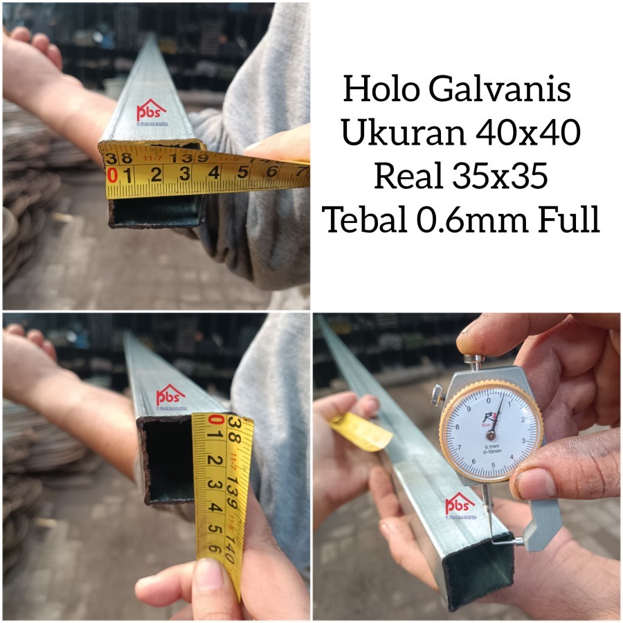 HOLLOW GIPSUM 40x40 / HOLO PLAFON / HOLO GALVALUM Tebal 0.3mm 0.35mm 0.5mm 0.6mm / HOLO GALVANIS 0.8