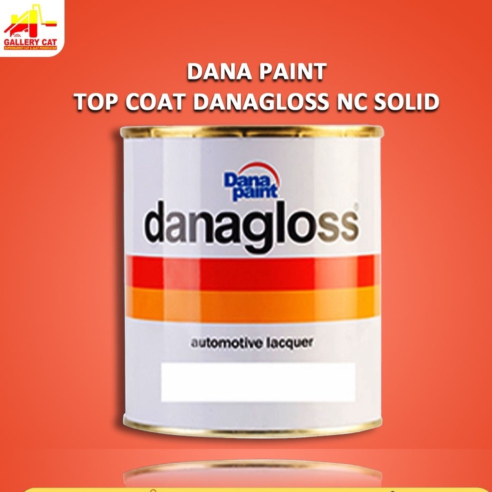 TERMURAH ASLI 100% CAT DANAGLOSS NC SOLID WARNA MERAH 1 LITER