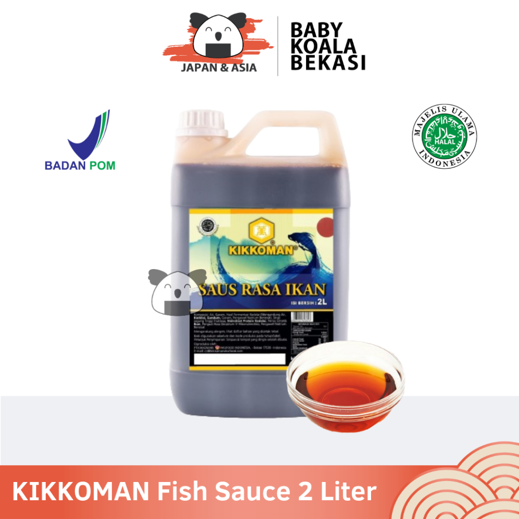 

KIKKOMAN Fish Sauce 2 Liter Halal. - Bekasi