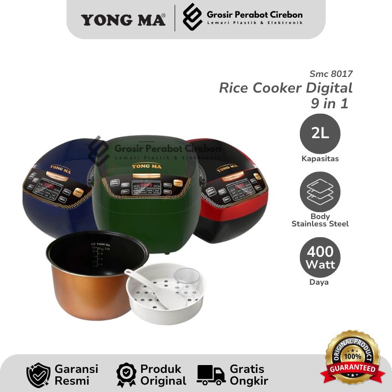 YONGMA RICE COOKER DIGITAL YONGMA SMC-8017N / SMC 8017N RICE COOKER DIGITAL YONGMA