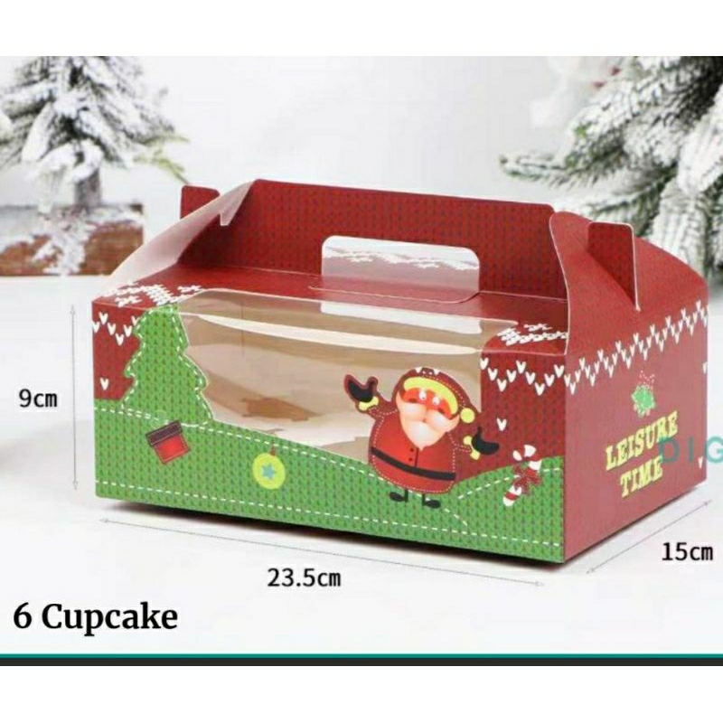

Box Cup cake Hampers Natal