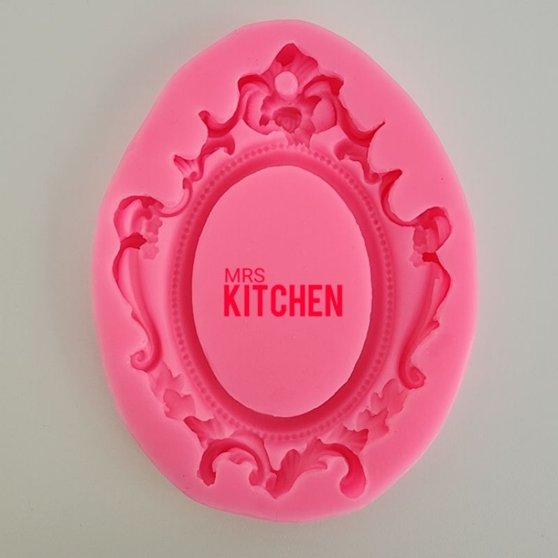 CETAKAN SILIKON FIGURA FOTO PHOTO FRAME UKIR VINTAGE RELIEF DECOR CLASSIC FONDANT CLAY RESIN SILICON