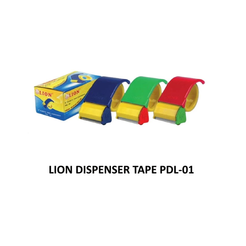 

Lion Plastic Tape Dispenser PDL-01 / Cutter Pemotong Lakban Bahan Plastik