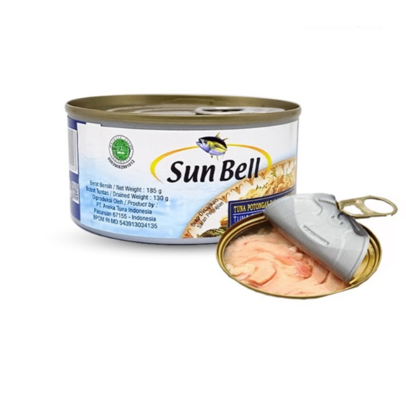 

SUN BELL tuna chinks in vegetable oil / klg 130/185g