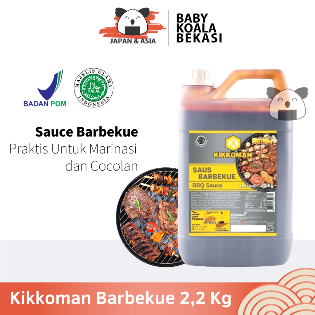 

KIKKOMAN Honey Barbeque 2,2 kg Halal. - Bekasi