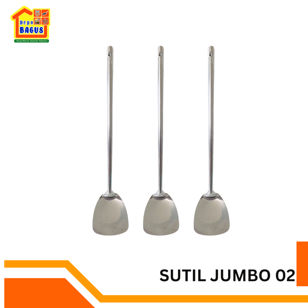 Sutil Jumbo Sutil Stainlees Sutil Sutil Penggorengan