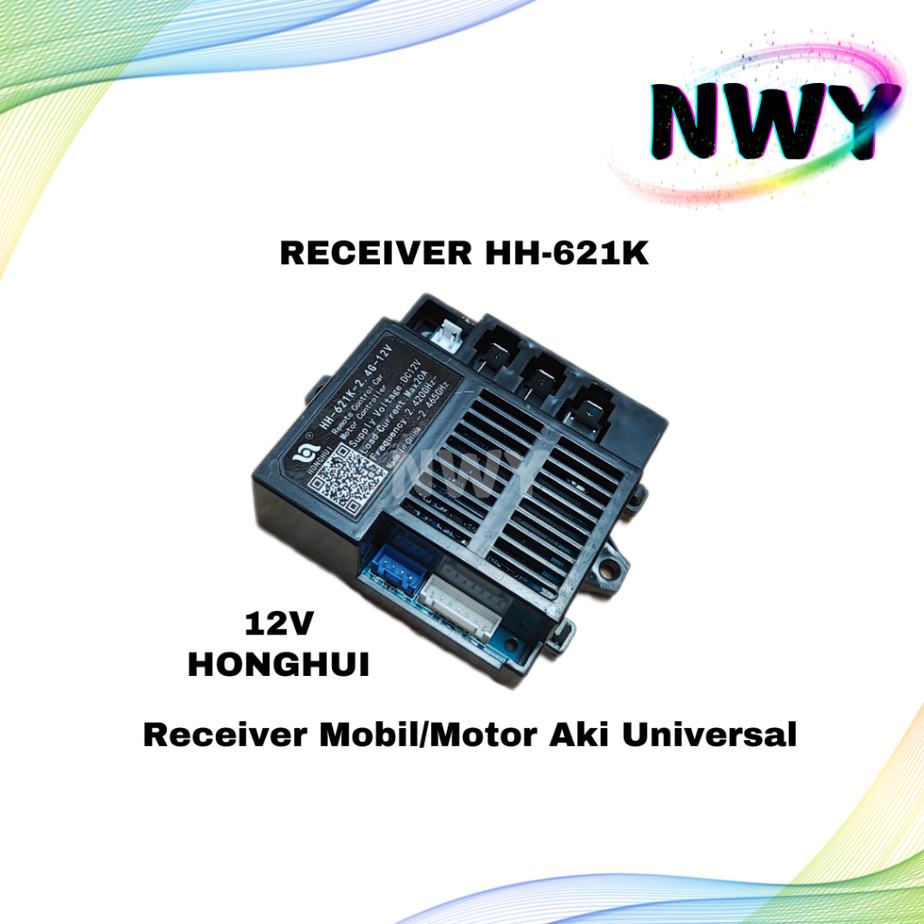 NWY RECEIVER HH-621K-2 7 PIN 4 PINHONGHUI 12V REMOT CONTROL MAINAN MOTOR MAINAN AKI ANAK PMB EXOTIC 