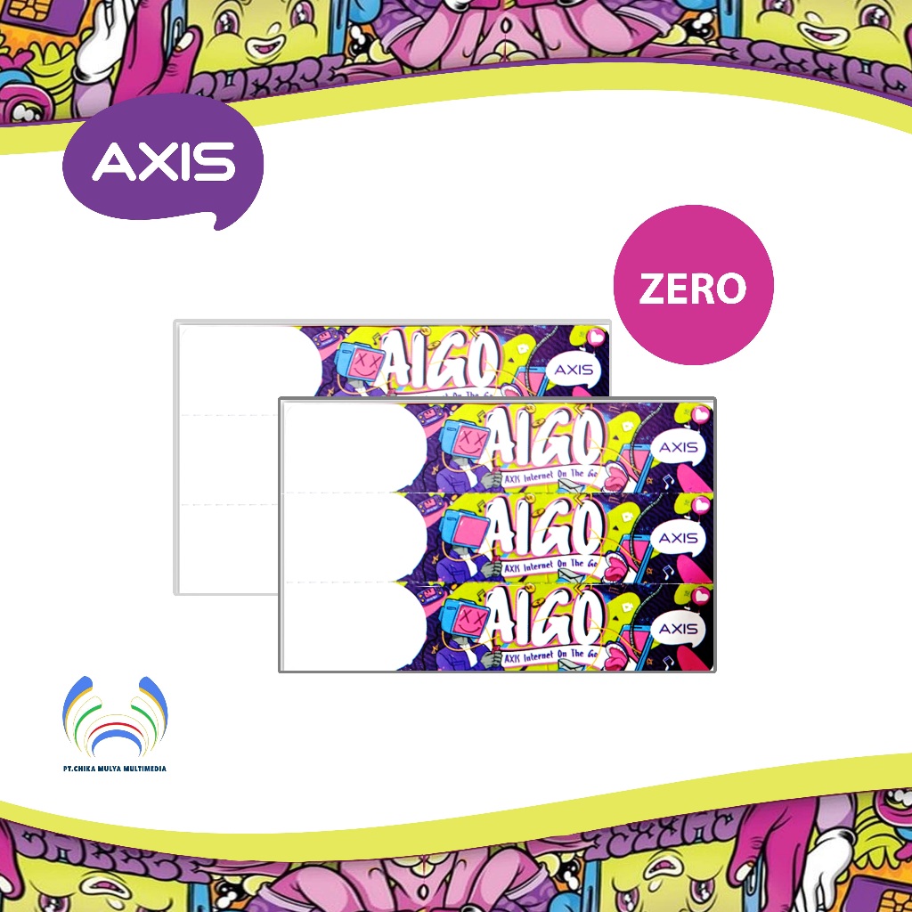 FISIK VOUCHER KOSONG (ZERO) AXIS, INDOSAT, THREE, XL, SMARTFREN TERMURAH