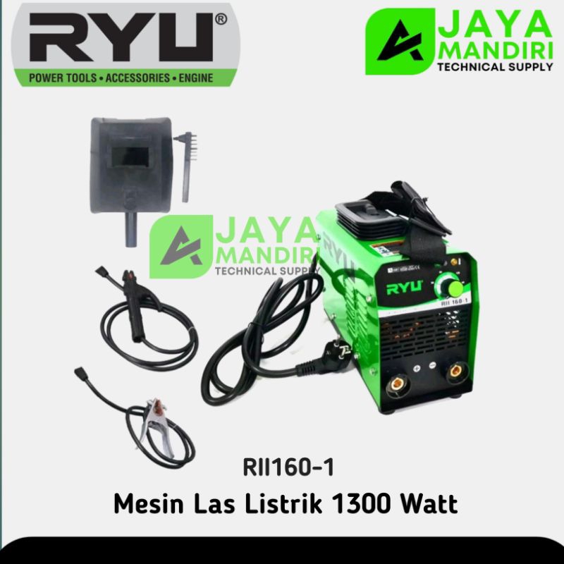 Mesin Travo Las Listrik 1300 Watt RYU IGBT RII160-1 Mesin Las Listrik