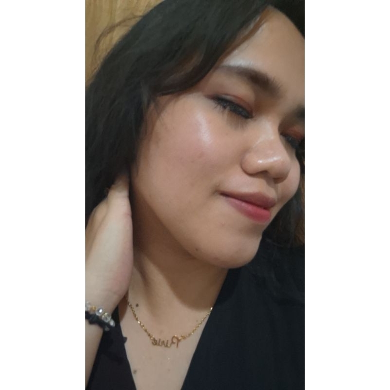 Cattystoree kalung nama ririe titanium perhiasan titanium kalung wanita kalung anti karat kalung 18k