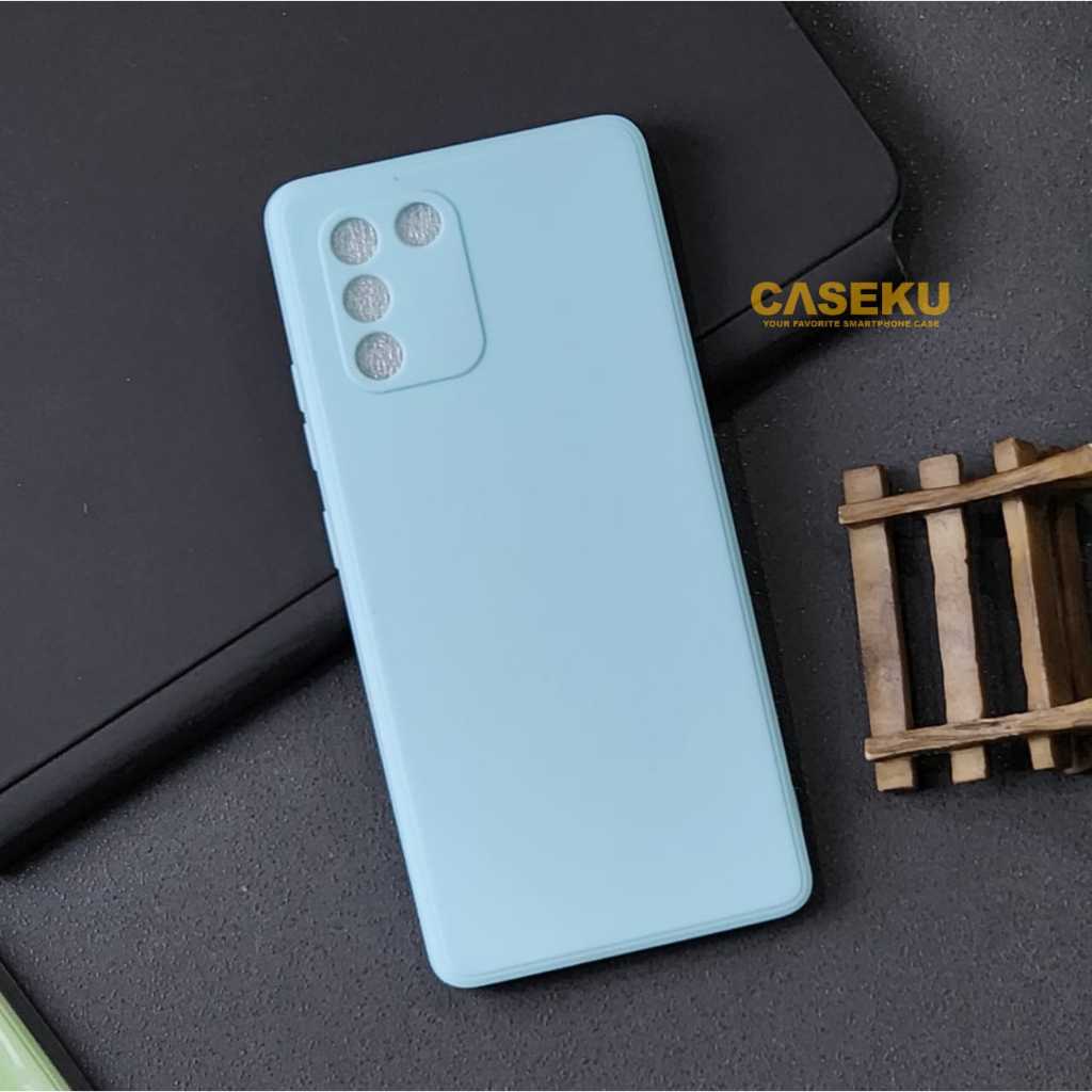 Case Softcase Candy Macaron Square Polos Case Samsung A91 Samsung S10 Lite