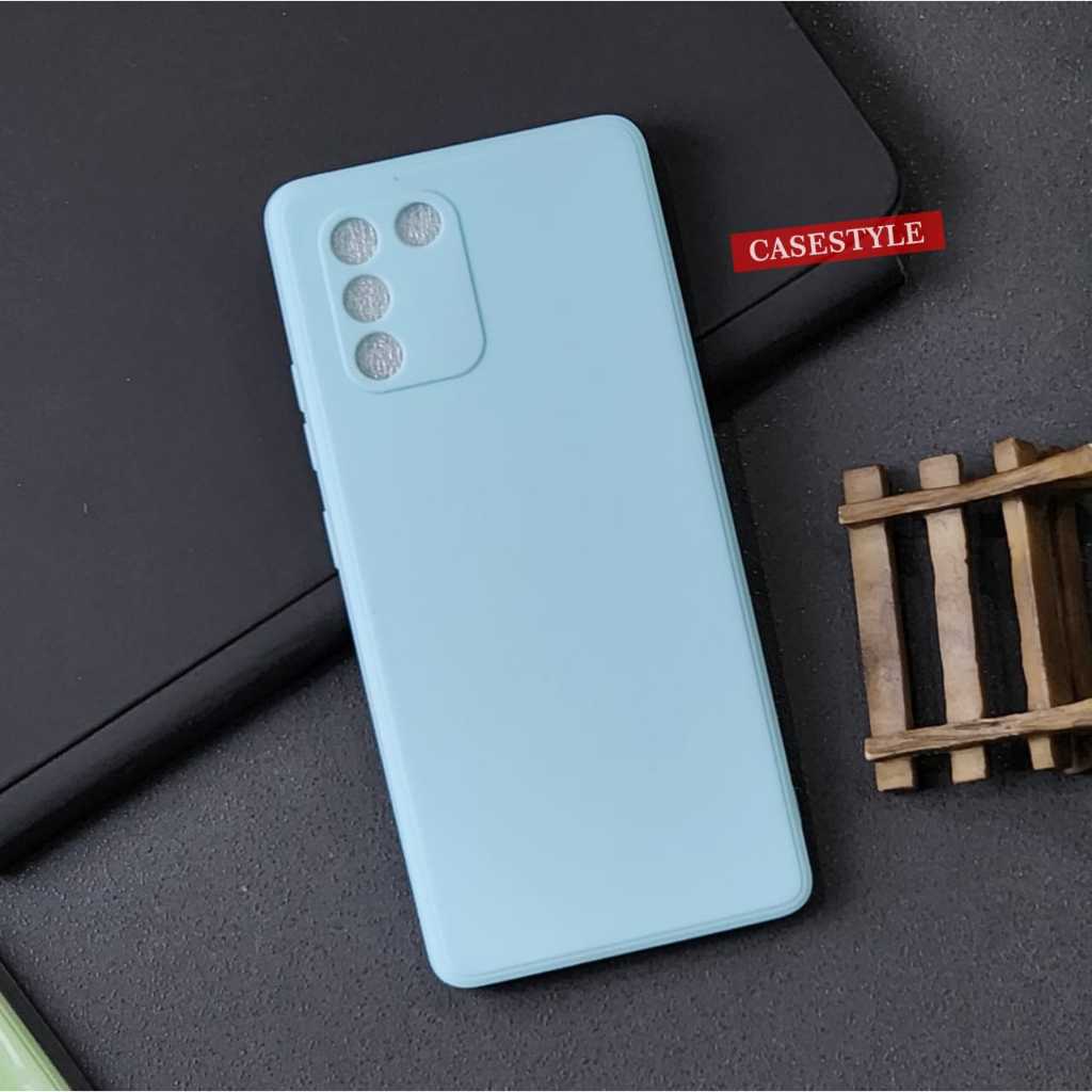 Case Samsung A91 Samsung S10 Lite Softcase Candy Macaron Square Polos Case Samsung A91 Samsung S10 L