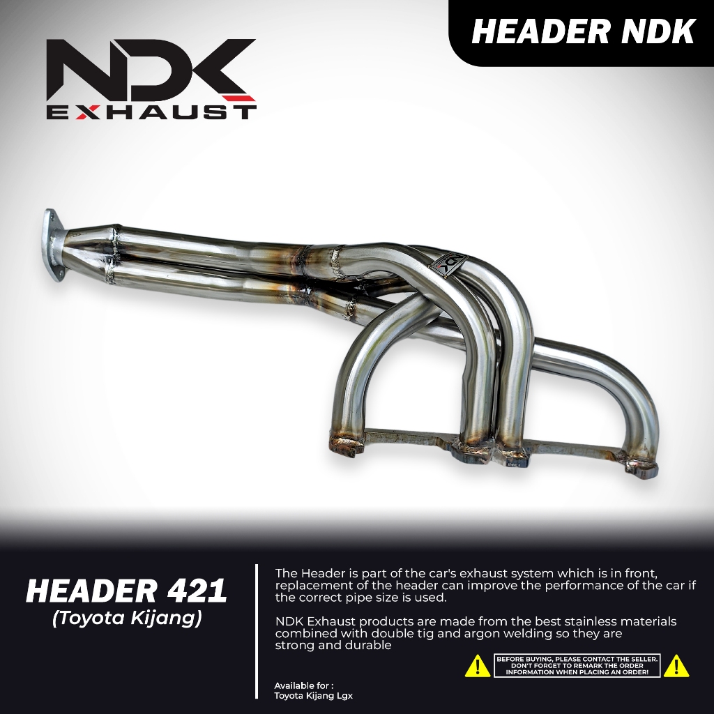 HEADER 421 KIJANG BY NDK EXHAUST KNALPOT RACING MOBIL