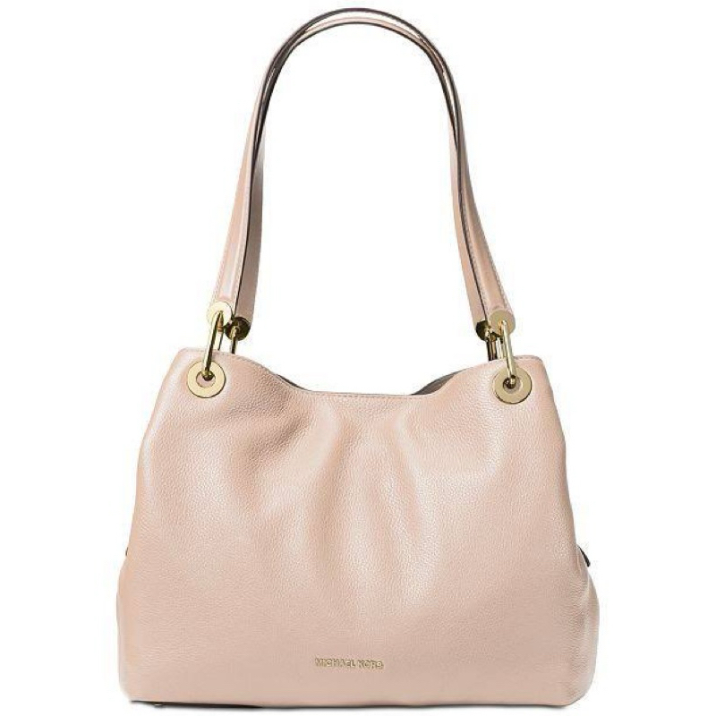 Tas Tangan Kulit Wanita - MICHAEL KORS Michael Kors Raven Large Shoulder Tote-Soft Pink