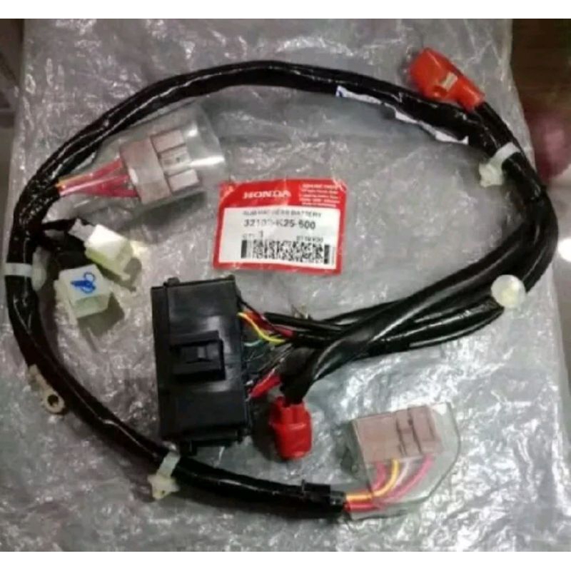 kabel ecu / aki / rumah sekring k 25- 600 beat fi stater halus beat esp tahun 2015 - 2016