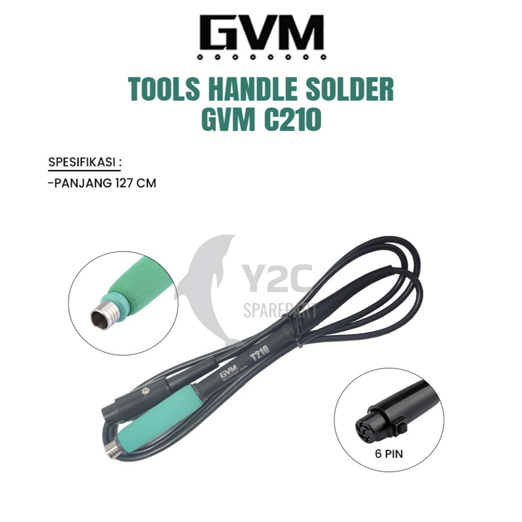 GAGANG SOLDER STATION GVM C210 ORIGINAL / ALAT SERVIS SERVICE HP GAGANGNYA