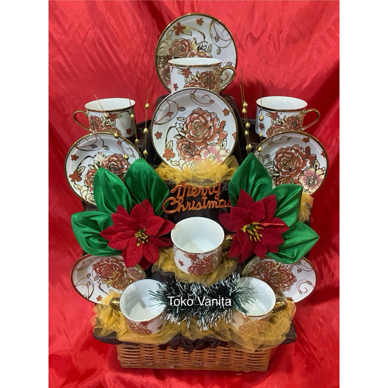 

Hampers Parcel Natal 2024 Teaset Gold