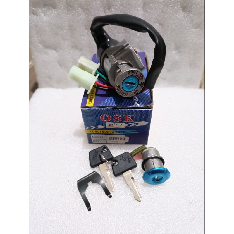 [1 SET] KUNCI KONTAK SUPRA FIT NEW PLUS KUNCI JOK KONTAK SET SUPRA FIT NEW KONTAK FIT NEW KONTAK MOT