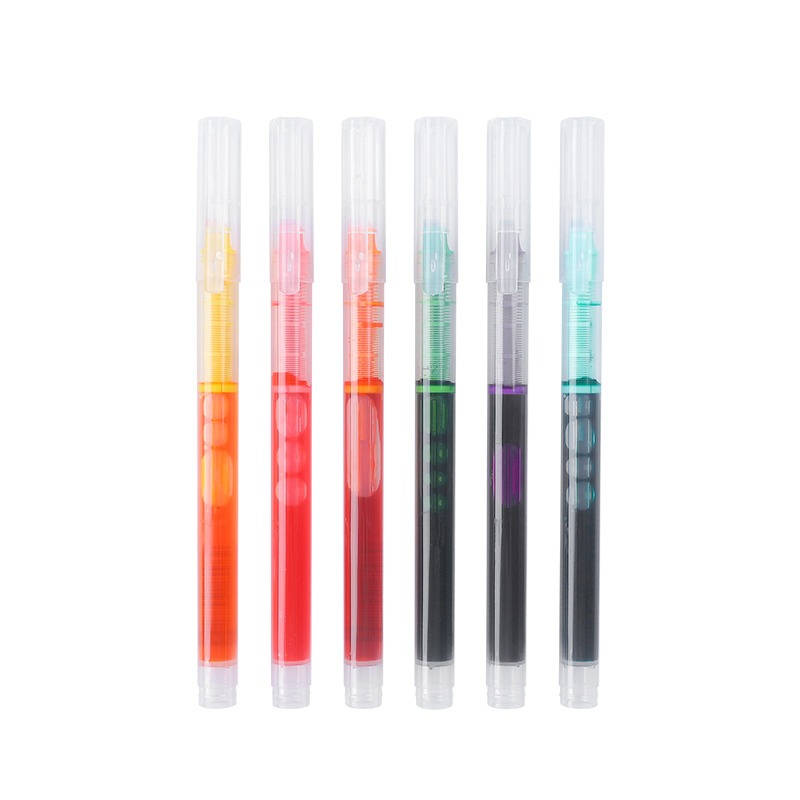 

PULPEN GEL 6 WARNA 0.5 MM NEEDLE TIP BEIFA RX300 BOLPEN WARNA