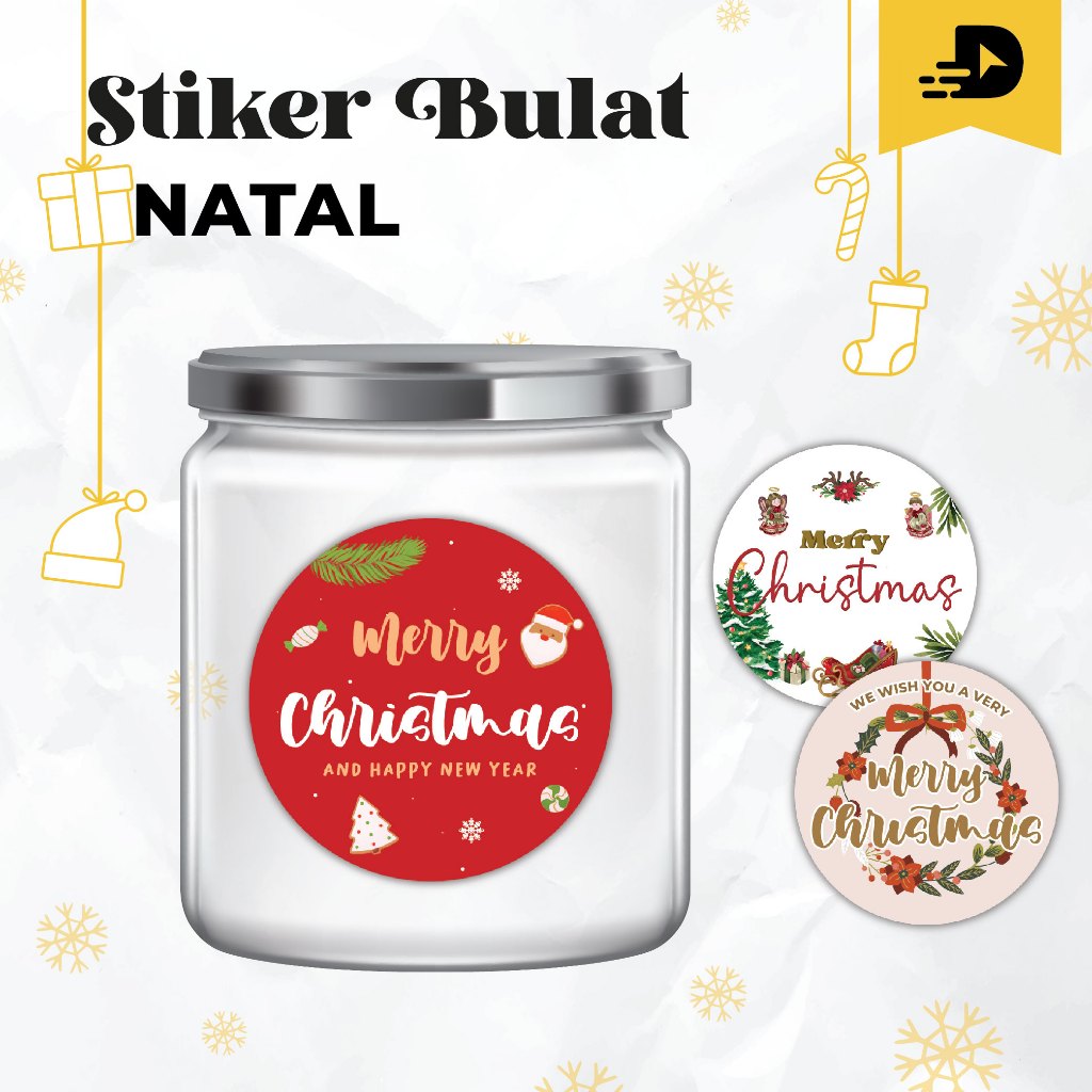 

Dadicepet Stiker Toples Bulat Natal