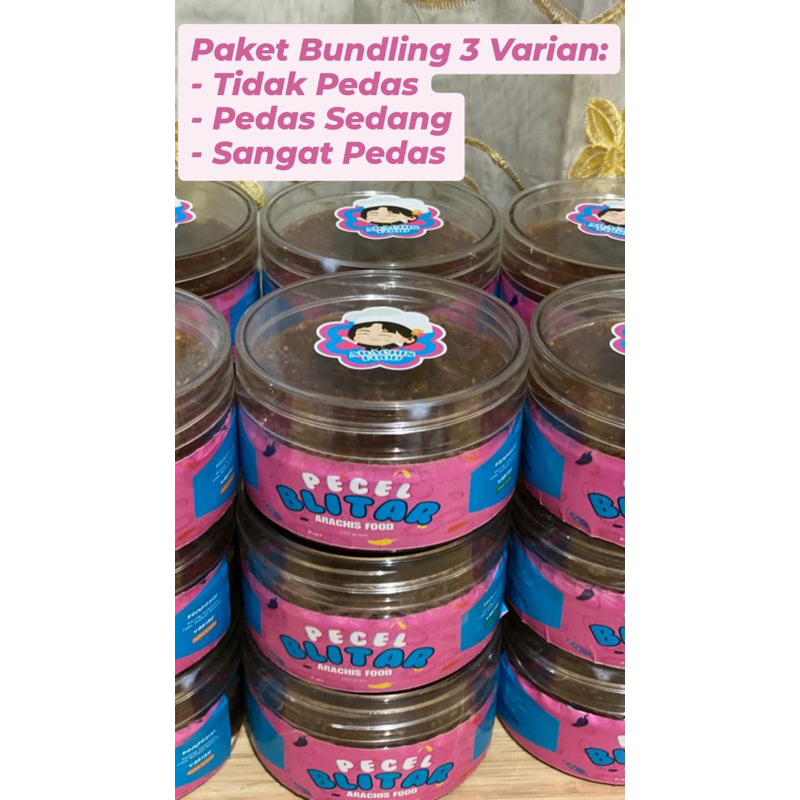 

ARACHIS FOOD - Bumbu Pecel Khas Blitar (Bundling 3 varian)