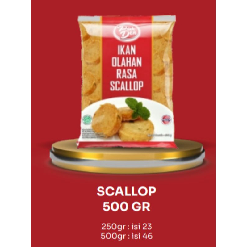 

Ikan Olahan Pak Den Rasa Scallop 500gr