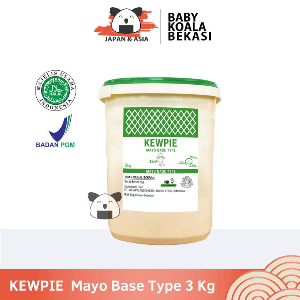 

KEWPIE Mayo Base Type Mayo 3 Kg │ Mayonnaise - Bekasi