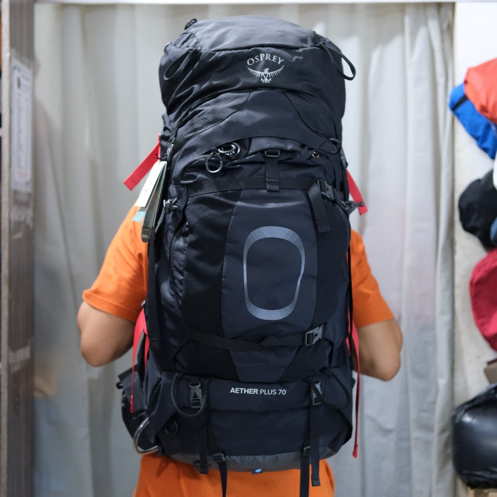 Aether Plus Backpack Abu-abu Carrier Osprey 70L