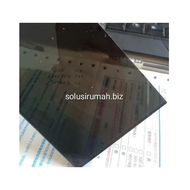 

Acrylic Akrilik Sheet Custom mika riben 2mm hitam tembus per 10cm trans