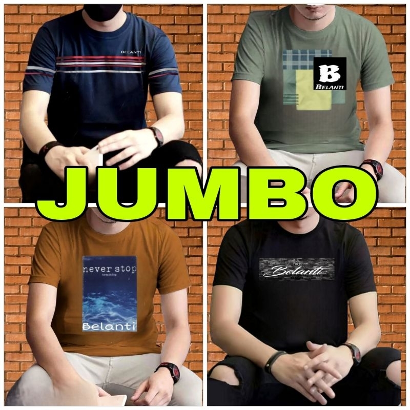 Kaos pria JUMBO kaos pria distro baju distro