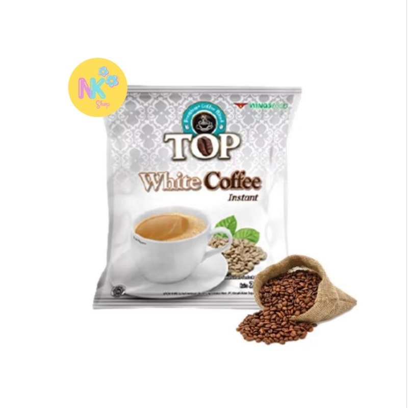 Top White Coffee 21gr - 1 Renceng isi 12 Sachet