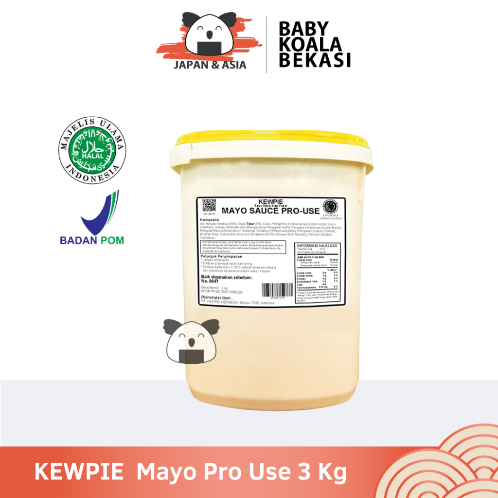 

KEWPIE Mayo Pro Use Manis 3 Kg │ Mayonnaise Sweet Mayonaise Manis Salad Buah - Bekasi