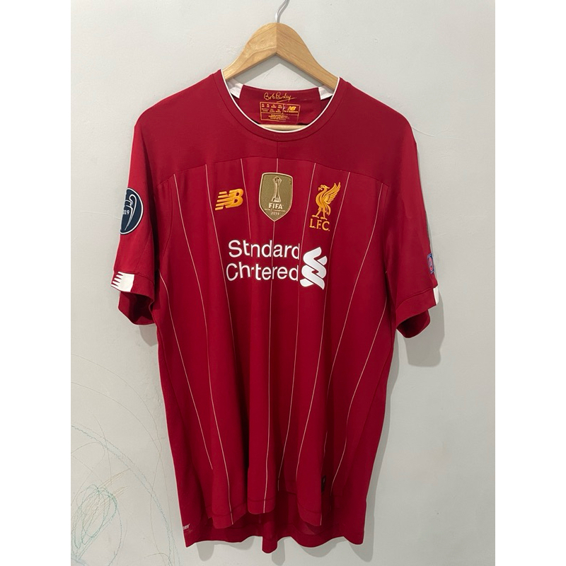 Jersey Bola New Balance Liverpool 2019 Home #11 Salah size XL