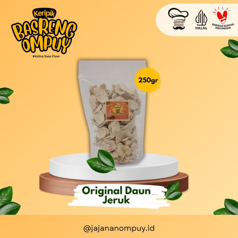 

Keripik Basreng Ompuy Original Daun Jeruk 250 gram