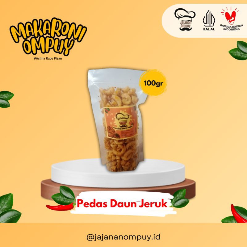 

Makaroni Ompuy Pedas Daun Jeruk 100 gram