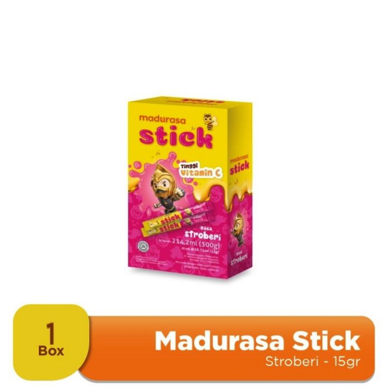 

Madurasa madu stick rasa Strawberry|300gr