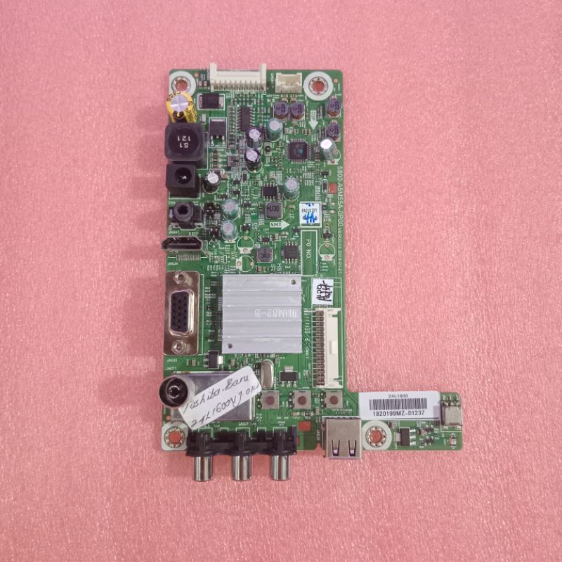 MB TOSHIBA 24L1600VJ - MAINBOARD MOBO MESIN TV TOSHIBA 24L1600VJ