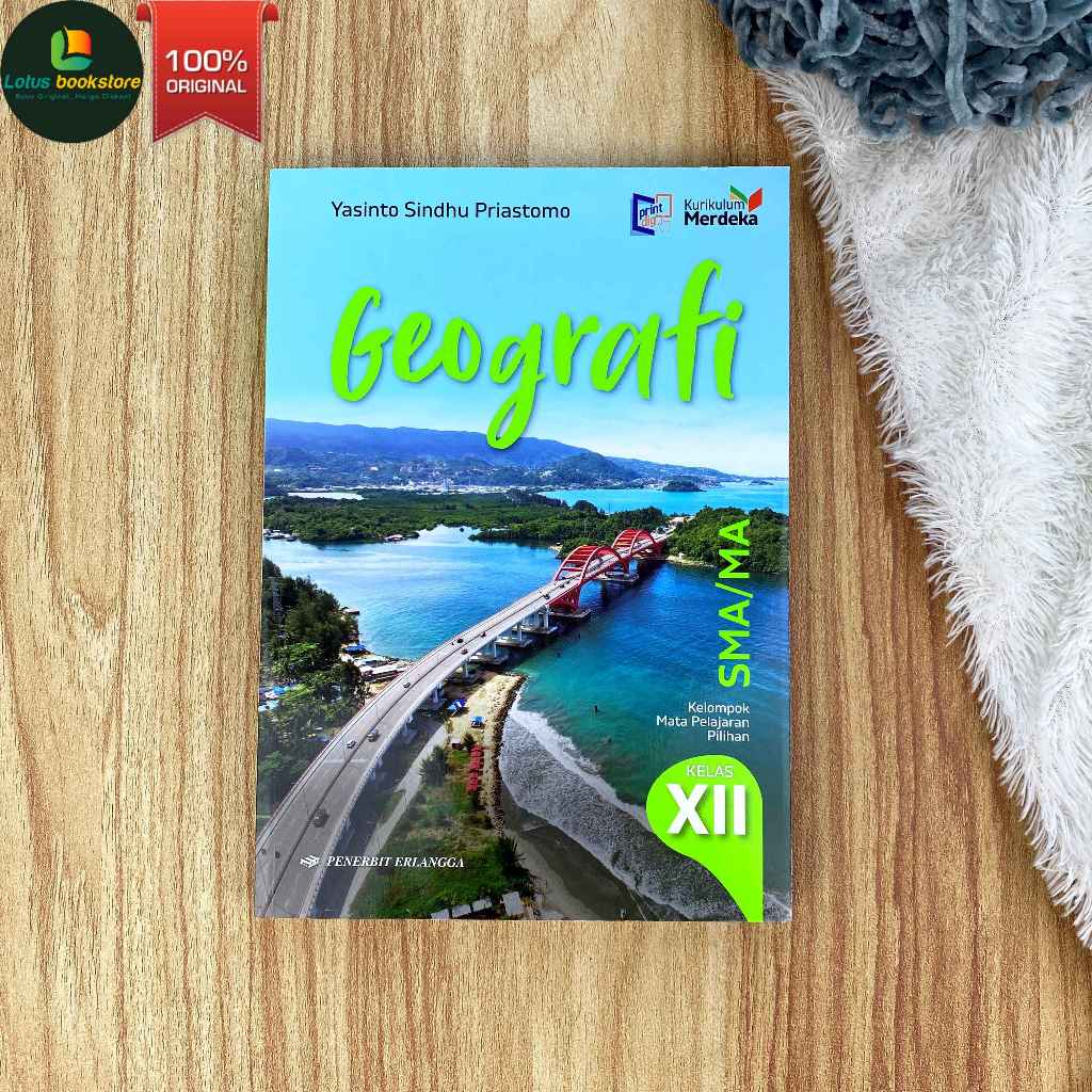 Geografi Kelas 12 - Kurikulum Merdeka - Buku Erlangga Original