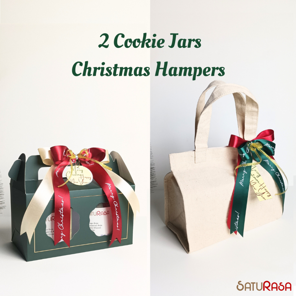 

Hampers Natal 2 jar / Christmas Hampers 2 jar - Kue Kering / Cookies SatuRasa