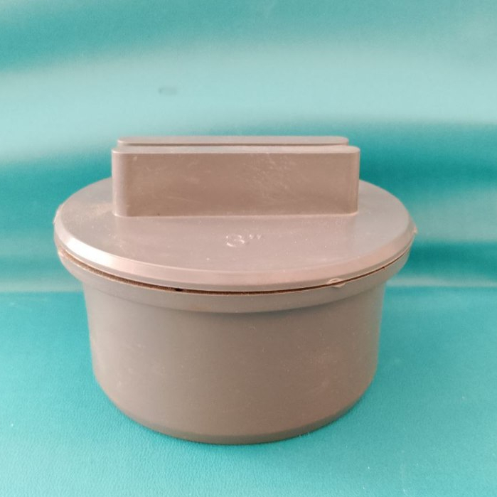 Sambungan Pipa Clean Out 3Inch dan 4Inch Grest Fitting PVC Penutup Spitic Tank