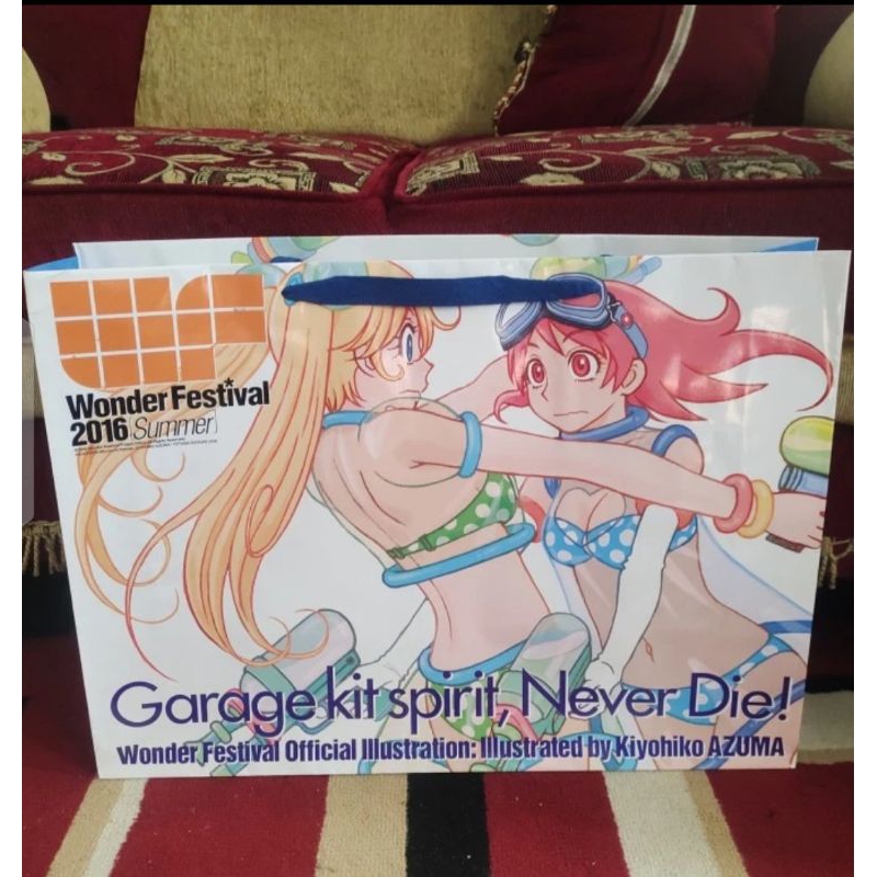 

Tas Wonder Festival 2016 Summer Garage Kit Spirit Never Die Totebag Original