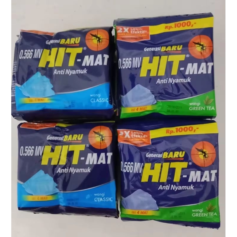 Hit Mat Anti Nyamuk Elektrik Sachet Isi 12 Sachet x 4 Mat - Harga 1 Hanger