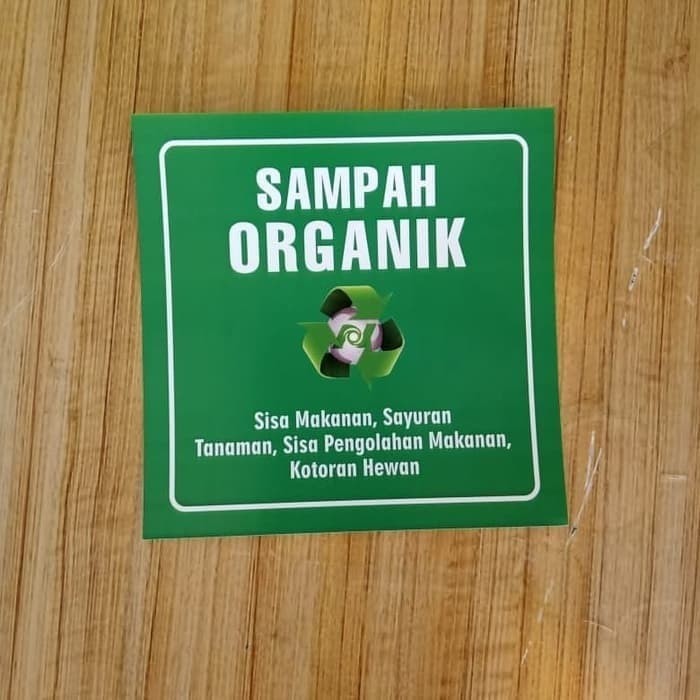 

SIGN STIKER SAMPAH ORGANIC