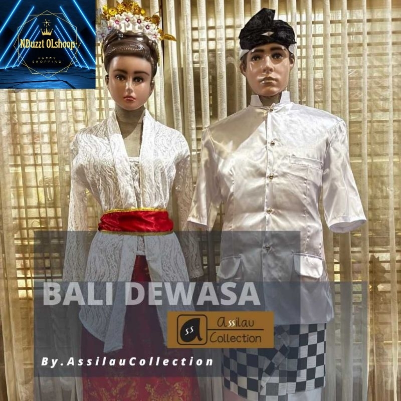 Baju Adat Bali Dewasa / Kebaya Bali(Laki/Wanita)