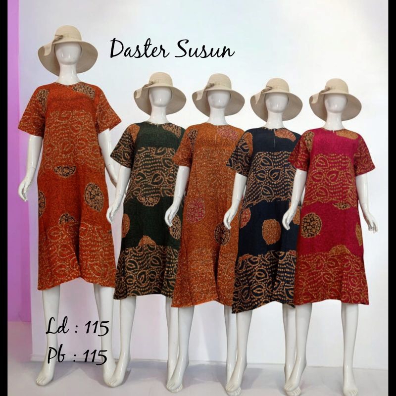 DASTER BATIK DEWASA STANDAR BAJU HARIAN WANITA