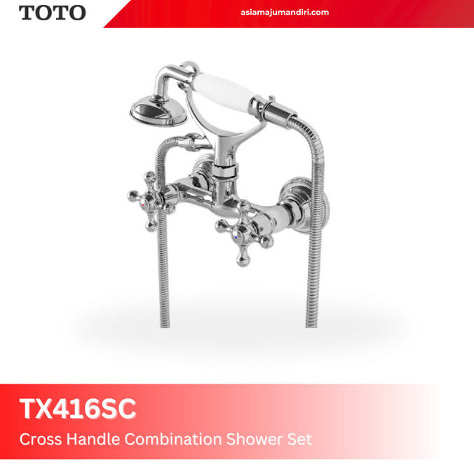 KERAN SHOWER SET | KERAN SHOWER MIXER | KERAN SHOWER PANAS DINGIN TOTO TX416SCN