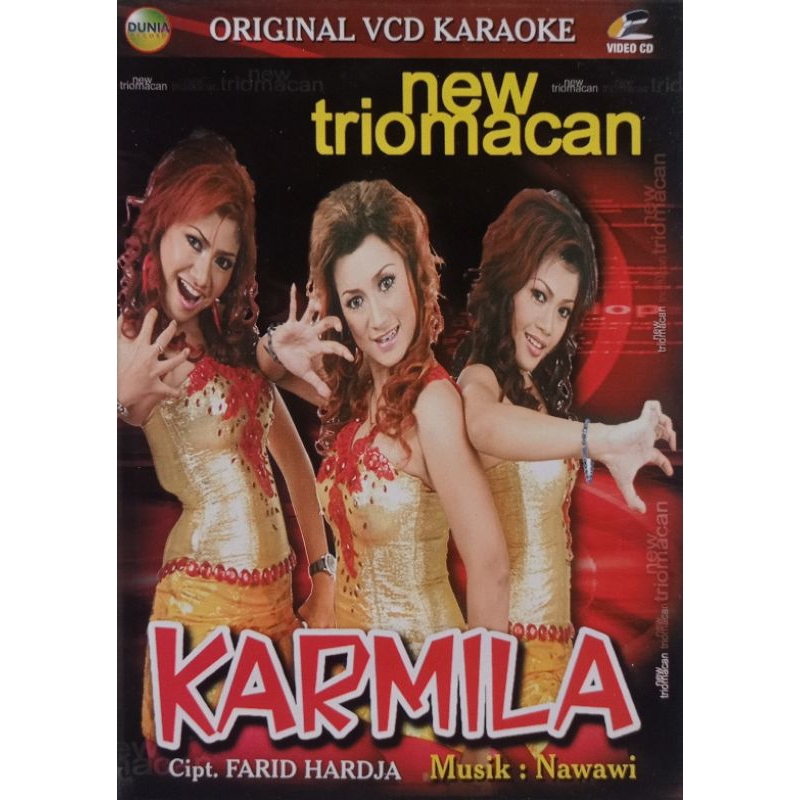 VCD ORIGINAL DANGDUT NEW TRIO MACAN ALBUM KARMILA (DINIA RECORD)