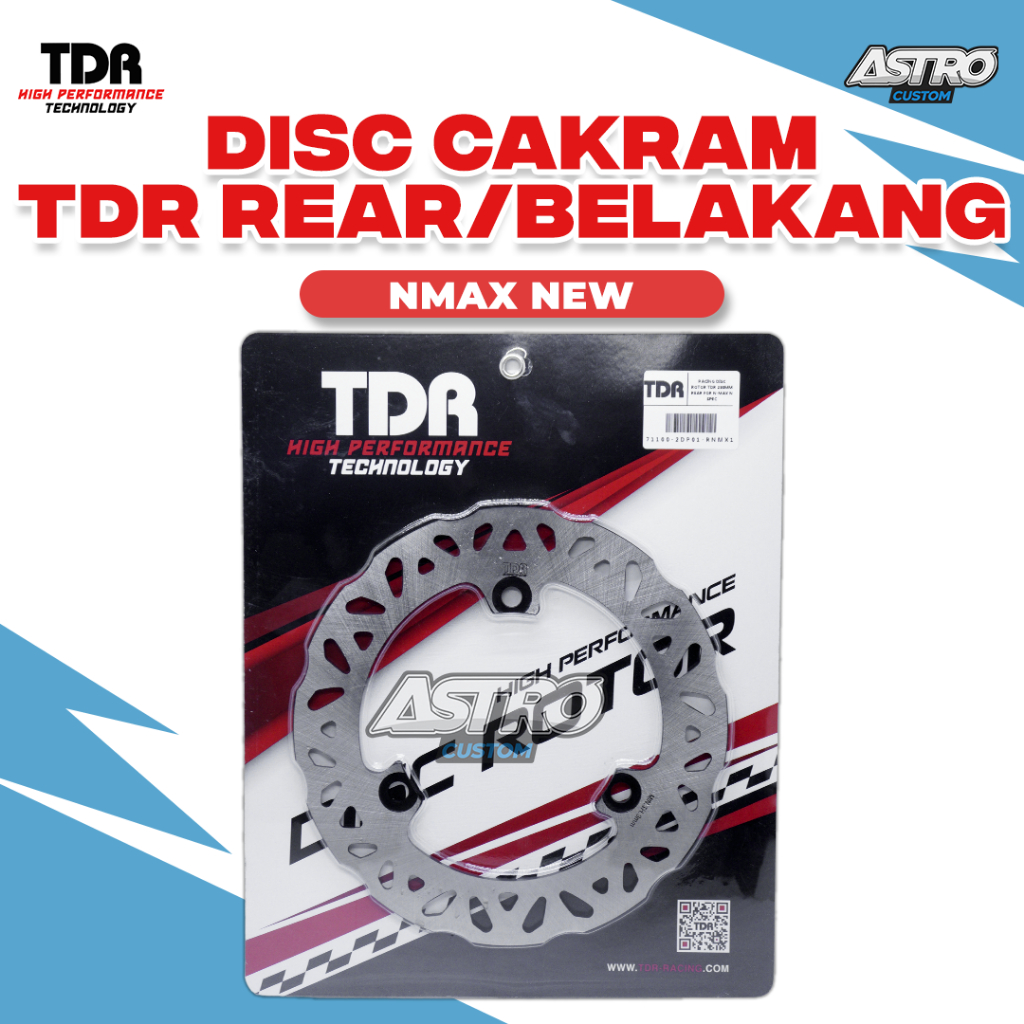 Piringan Cakram TDR Nmax 155 Belakang Disc Break Rear 230MM N SPEC Rotor Rem Racing Astro Custom