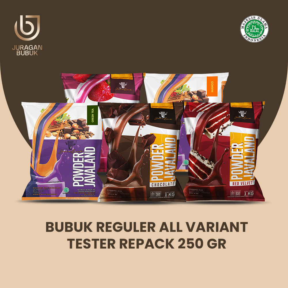 

Varian Bubuk Semua Rasa Javaland KEMASAN REPACK 250 GRAM (Reguller dan Premium)